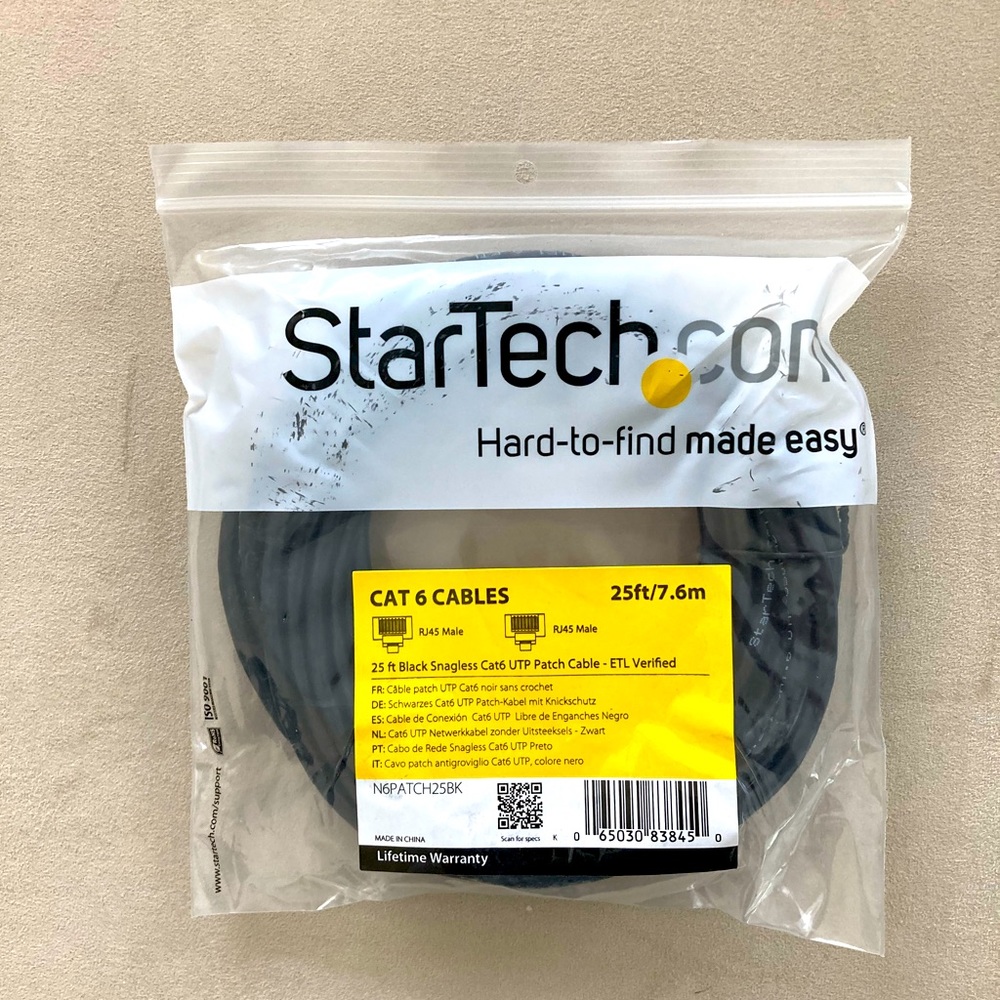 Startech CAT 6 cable